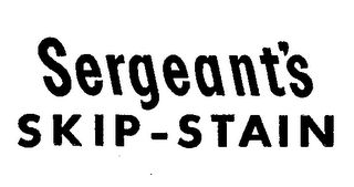 SERGEANT'S SKIP-STAIN