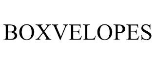 BOXVELOPES trademark