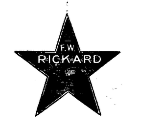 F. W. RICKARD trademark