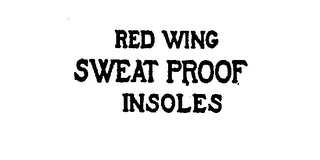 RED WING SWEAT PROOF INSOLES