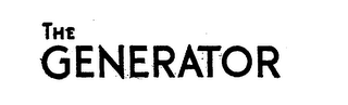 THE GENERATORATOR trademark