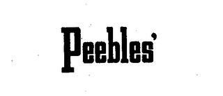 PEEBLES trademark