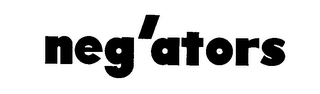 NEG'ATORS trademark