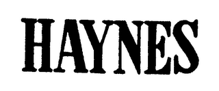 HAYNES trademark