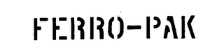 FERRO-PAK trademark