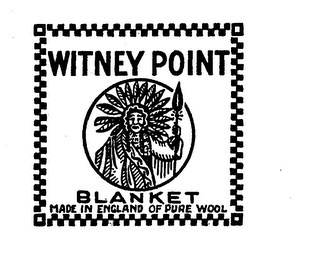 WITNEY POINT BLANKET MADE IN ENGLAND OF PURE WOOL