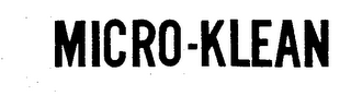 MICRO-KLEAN trademark