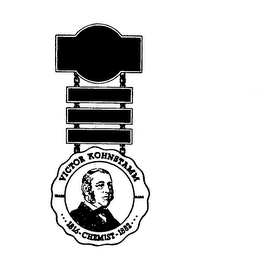 VICTOR KOHNSTAMM 1816-CHEMIST- 1882 TRADE MARK
