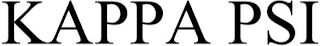 KAPPA PSI
