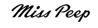 MISS PEEP trademark
