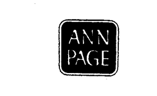 ANN PAGE trademark