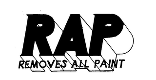 RAP REMOVES ALL PAINT trademark
