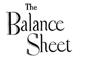 THE BALANCE SHEET