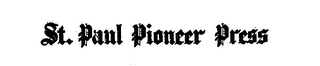 ST. PAUL PIONEER PRESS