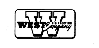 WEST DISINFECTING COMPANY W