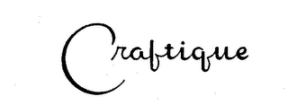 CRAFTIQUE trademark