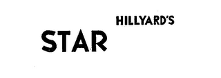 HILLYARD'S STAR trademark