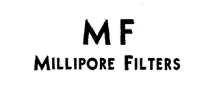 MF MILLIPORE FILTERS trademark