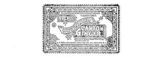 RICH'S CRYSTALLIZED CANTON GINGER. 1LB. NET WEIGHT INGREDIENTS| SUGAR, GINGER AND WATER EC. RICH, A DIVISION OF J. LYONS & CO., LTD., INC., JERSEY CITY, N.J.