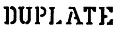 DUPLATE trademark