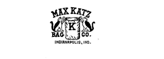 K MAX KATZ BAG CO. INDIANAPOLIS, IND.