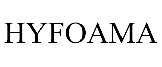 HYFOAMA trademark