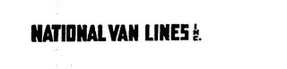 NATIONAL VAN LINES INC