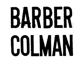 BARBER COLMAN