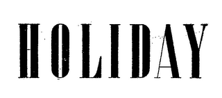 HOLIDAY trademark