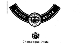 DEUTZ CHAMPAGNE DEUTZ GOLD LACK MAISON FONDEE EN 1838 BRUT