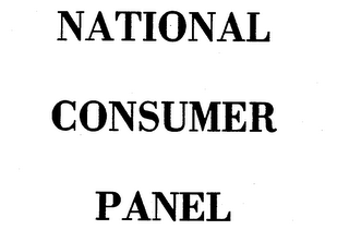 NATIONAL CONSUMER PANEL trademark