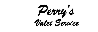 PERRY'S VALET SERVICE trademark