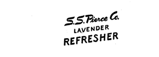 SS PIERCE CO. LAVENDER REFRESHER