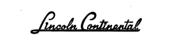 LINCOLN CONTINENTAL trademark