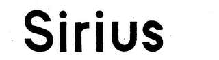 SIRIUS trademark