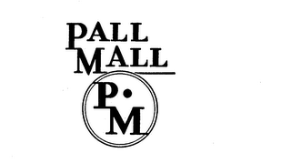 PALL MALL P. M. trademark