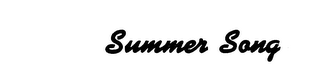 SUMMER SONG trademark