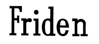 FRIDEN trademark
