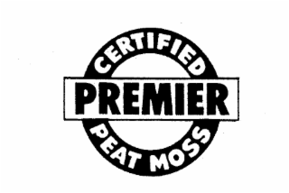 CERTIFIED PREMIER PEAT MOSS trademark