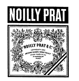 NOILLY PRAT NOILLY PRAT & CIE, VERMOUTH SEC ANCIENNE MAISON L'NOILLY FILS & CIE MAISON FONDEE EN 1813 34 MARSEILLAN FRANCE