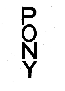 PONY trademark