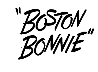 "BOSTON BONNIE " trademark