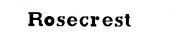 ROSECREST trademark