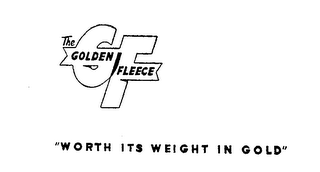 GF THE GOLDEN FLEECE "WORTH ITS WEIGHT IN GOLD"