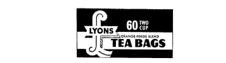 LYONS TEA BAGS ORANGE PEKOE BLEND L