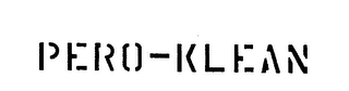 PERO-KLEAN trademark