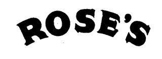 ROSE'S trademark