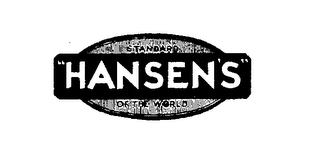 "HANSEN'S" STANDARD OF THE WORLD.