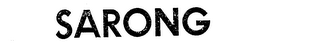 SARONG trademark