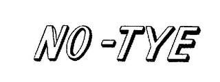 NO-TYE trademark